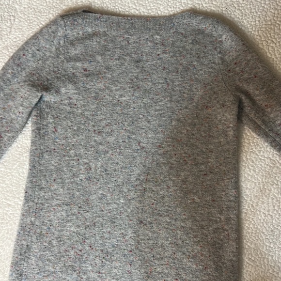 Loft Sweaters | Loft Tunic Boat Neck Gray Speckled Sweater | Size XS - Picture 4 of 5